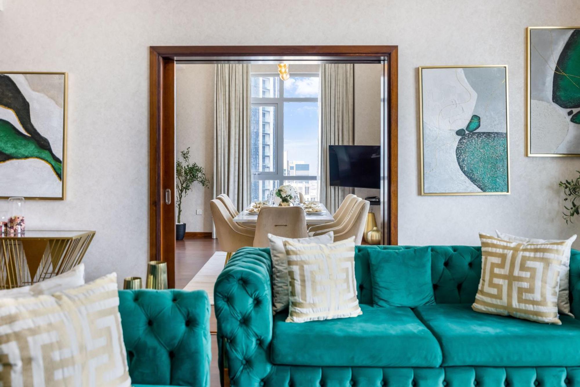 Apartment Durrani Homes - Alluring 5br Penthouse With Burj Khalifa And Fountain View