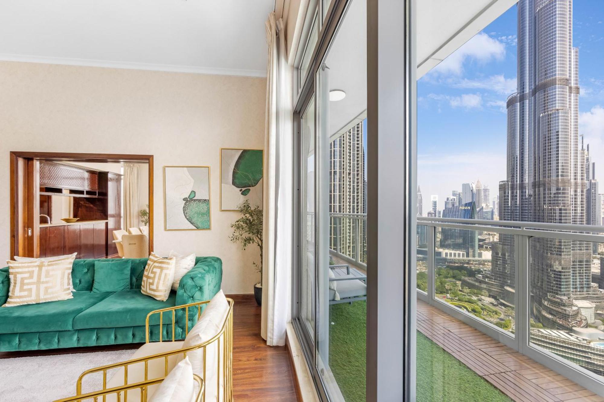 Durrani Homes - Alluring 5br Penthouse With Burj Khalifa And Fountain View Apartment Dubai