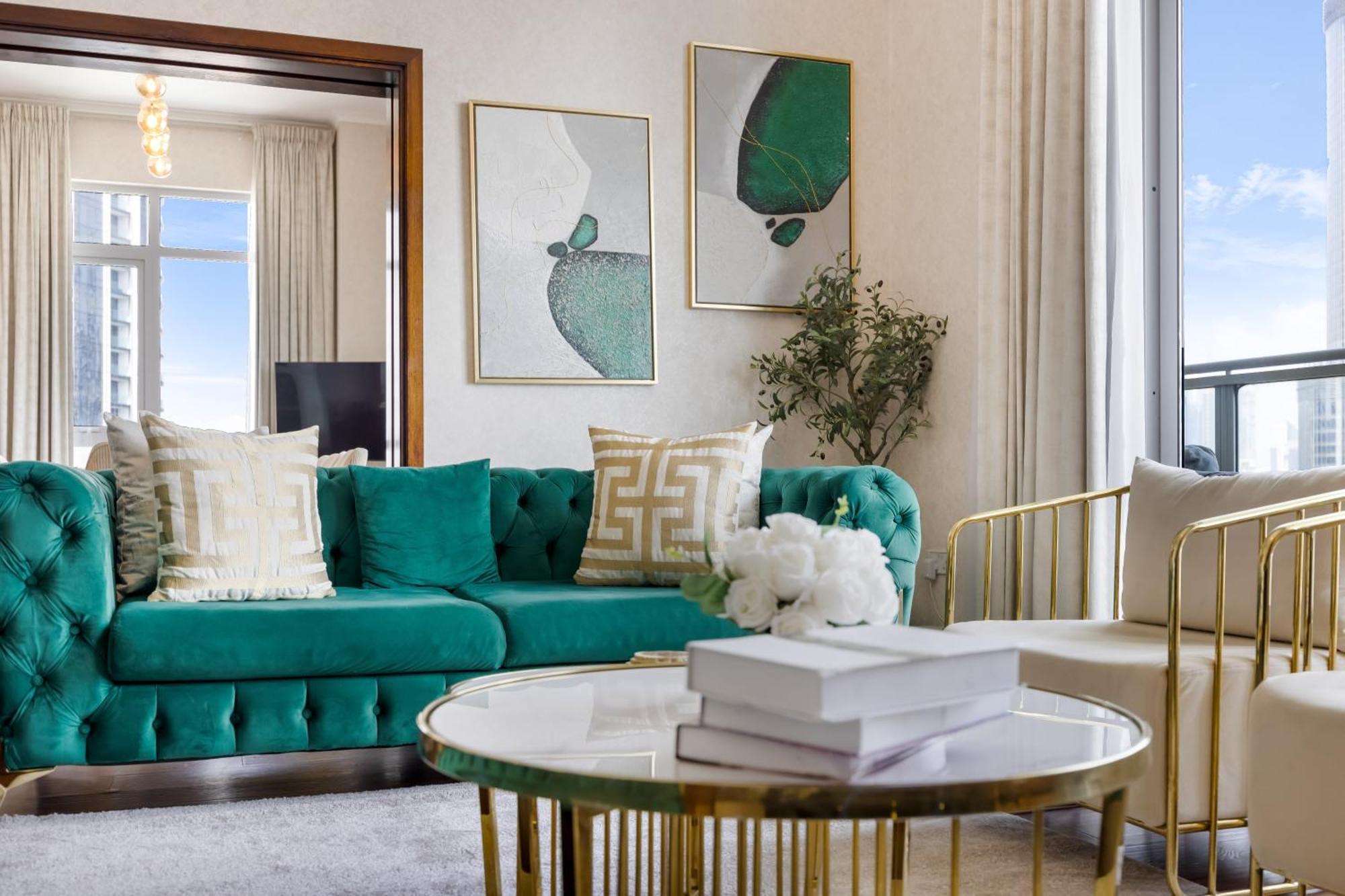 Apartment Durrani Homes - Alluring 5br Penthouse With Burj Khalifa And Fountain View Dubai