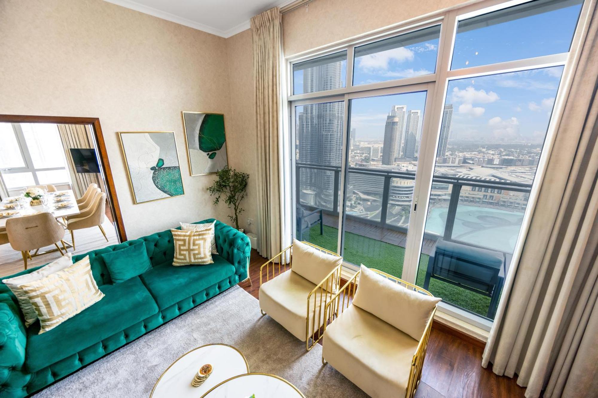 Durrani Homes - Alluring 5br Penthouse With Burj Khalifa And Fountain View Apartment *