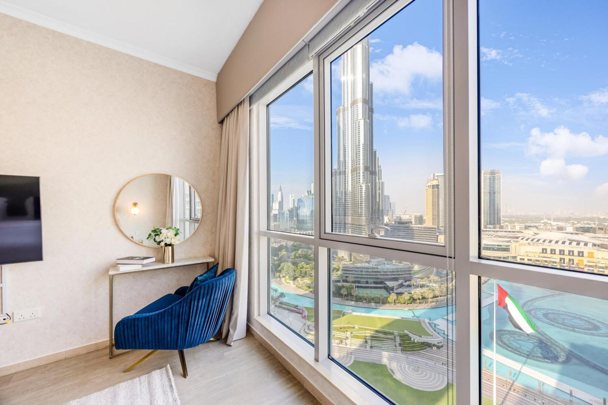 Apartamento Durrani Homes - Grandiose 5br Besides Mall With Burjkhalifa And Fountain View *