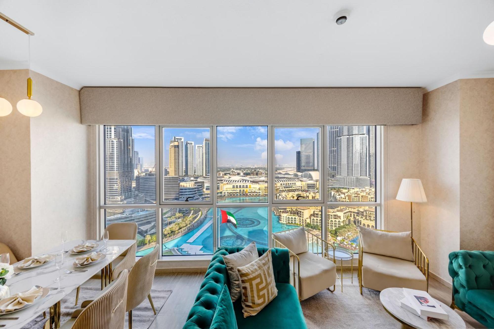 Apartamento Durrani Homes - Grandiose 5br Besides Mall With Burjkhalifa And Fountain View *