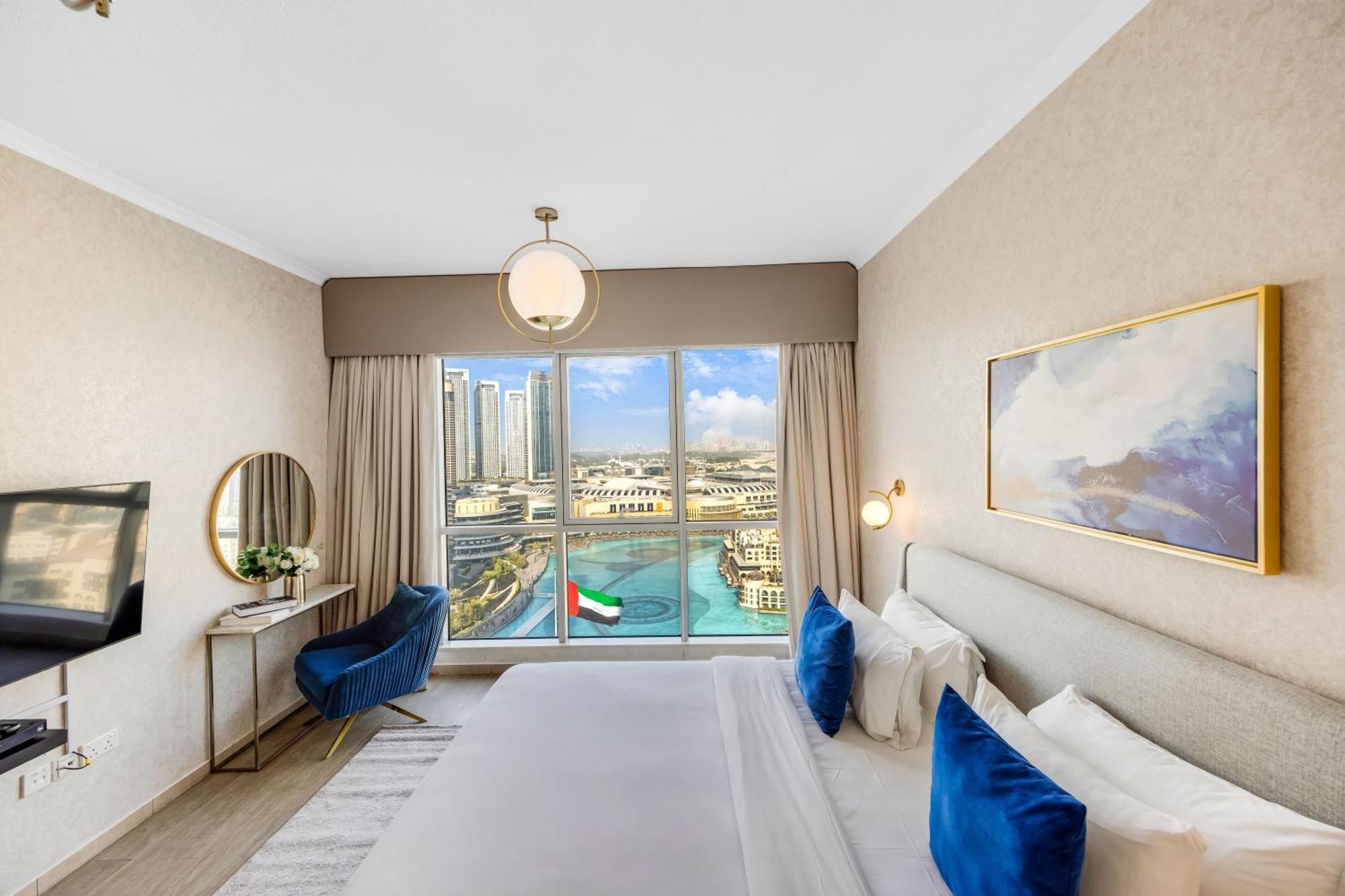 Durrani Homes - Grandiose 5br Besides Mall With Burjkhalifa And Fountain View Dubai