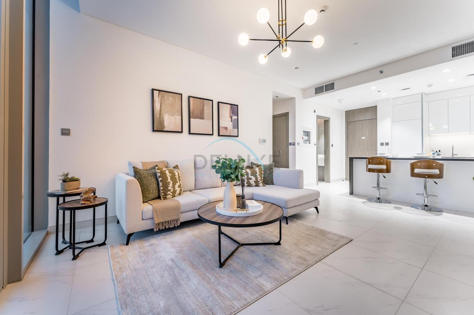 Apartment Glimpse Of Burj Khalifa And Short Drive To Recreational Hubs 1br, District One Phase Iii Residences 12, Mohammed Bin Rashid Al Maktoum By Deluxe Homes Dubai
