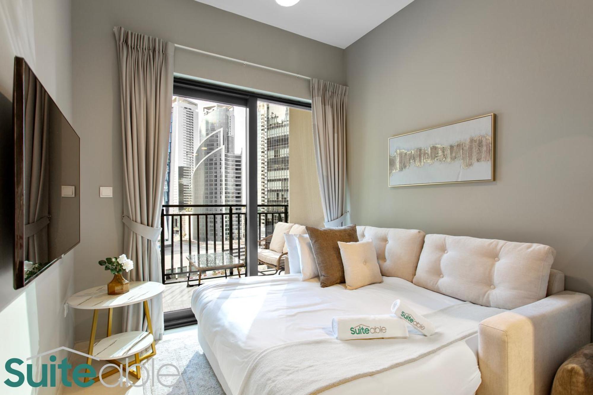 Modern And Relaxing 1 Bedroom In Zada Tower Apartment *