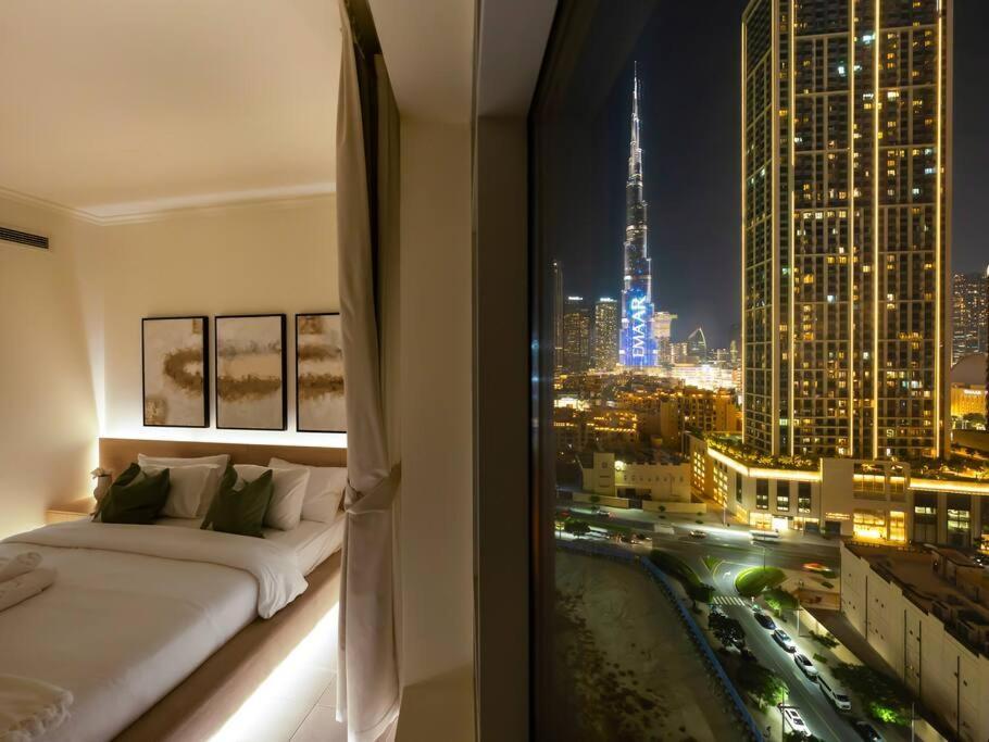 Tatil Evi Royal Vista At Burj Views - & Burj Khalifa Views - Brand New Luxury 2br *