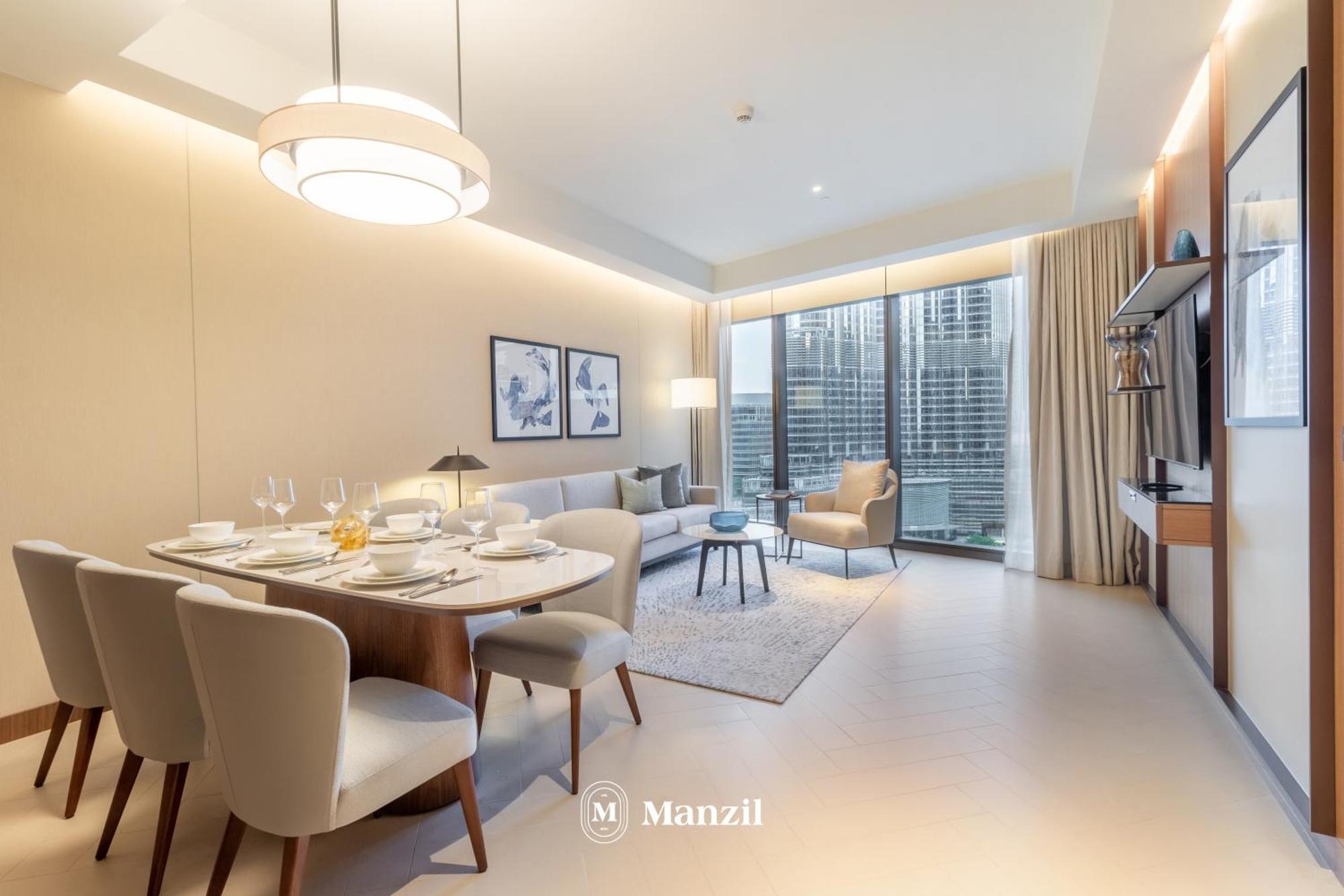 Address Opera - Lux 3 Bedroom With Full Burj Khalifa View Near Mall Apartment