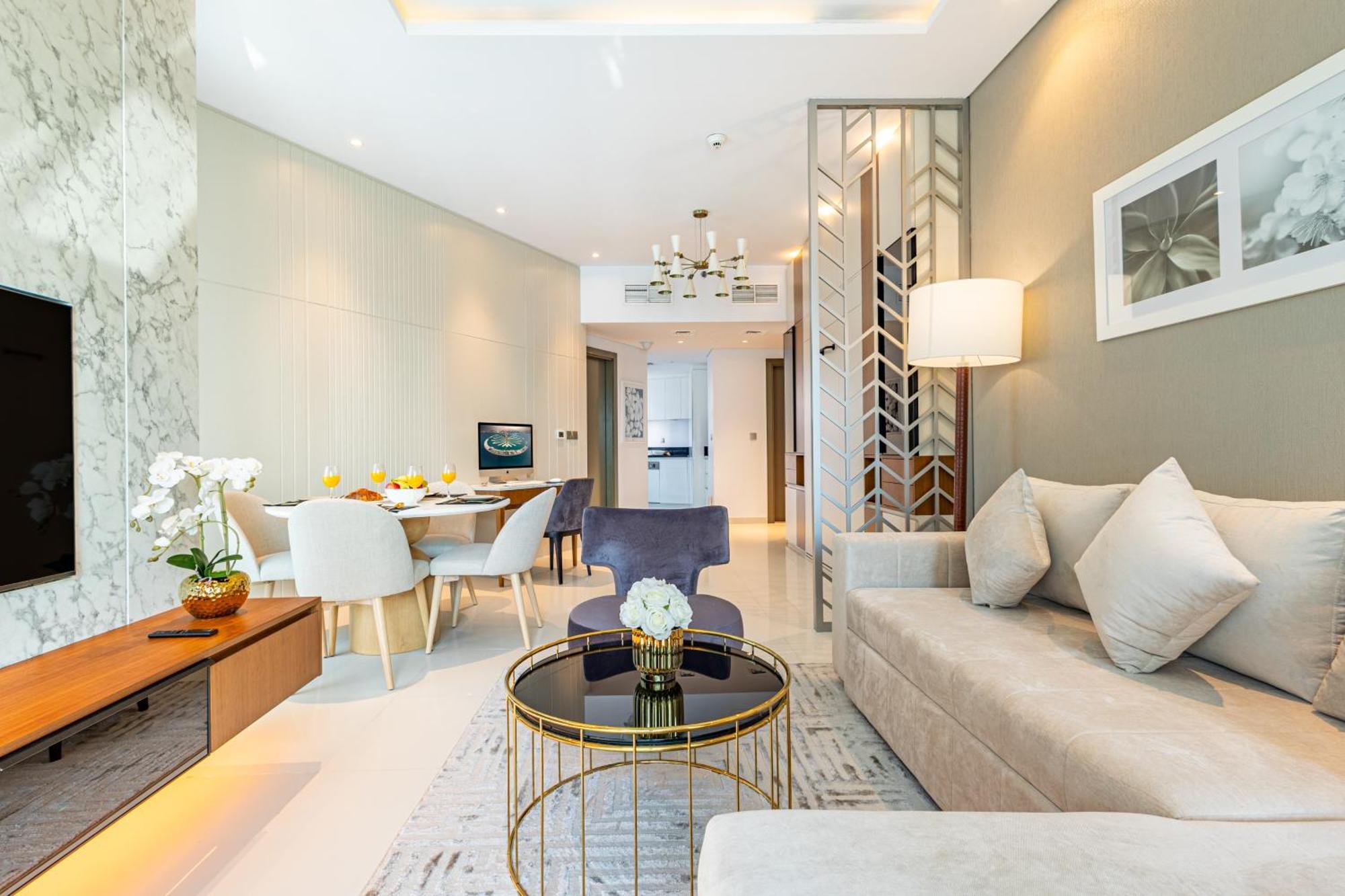 Deluxe One-bedroom In Business Bay With Burj Khalifa And Canal View * Dubai