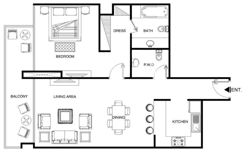 New In Marina With Balcony And Sea View Dubai