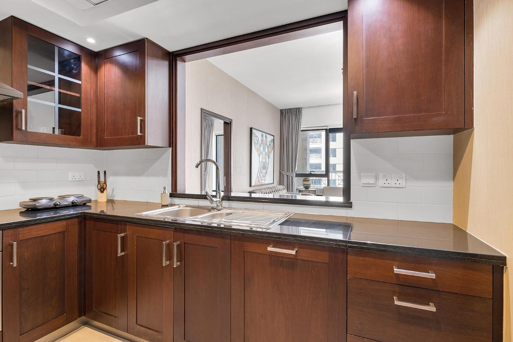Bellavista 1 Bedroom Full Burj Khalifa View 29 Boulevard Downtown Apartment Dubai
