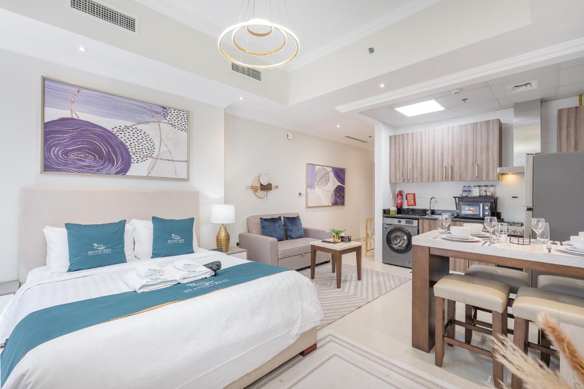 Daire Heaven Crest Downtown - And 1 Bedroom 2 Minute Walk To Mall And Burj Khalifa *