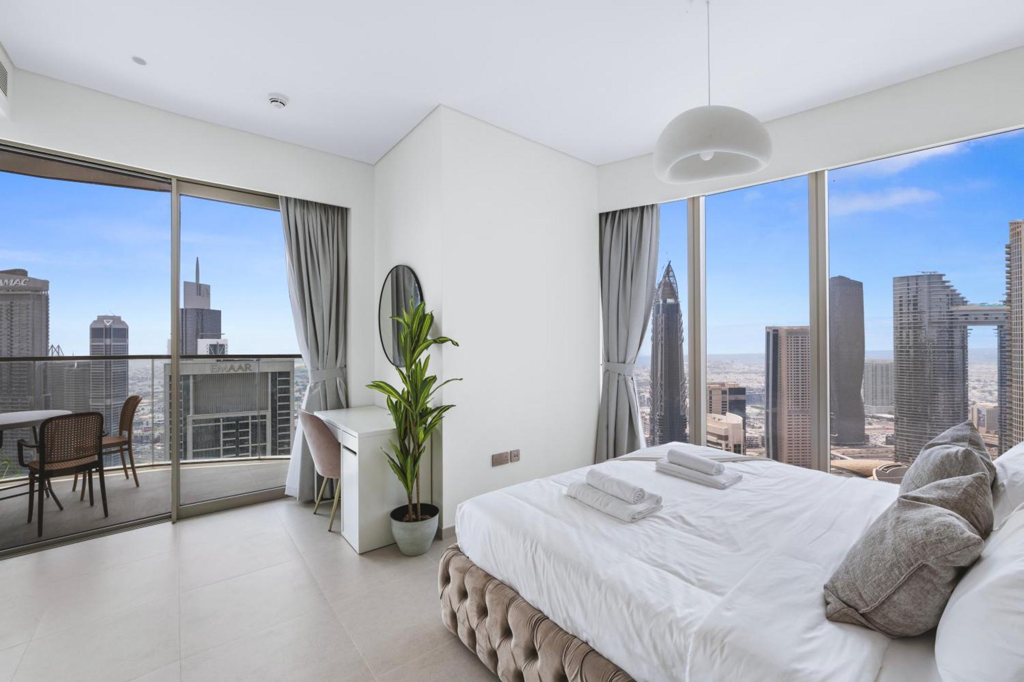 Apartment Grande Signature By Emaar - New Luxury 2br W Panoramic Burj Khalifa & Fountain Show Views Dubai