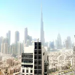 Lovely Big Studio W/ Burj Khalifa View In Downtown
