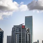 Aliving Stylish Studio With Partial Burj & Canal Views- Prive , Business Bay 713