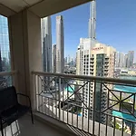 Downtown Apartments With Fountain And Burj Khalifa View