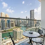 Flash Sale! Romantic Studio With Amazing Marina Views From The Balcony- Dubai Marina