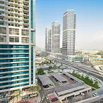 Luxury Escapes - Cozy Studio With Balcony Near Metro - Goldcrest 2 Jlt