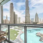 Elite Lux Holiday Homes - Breathtaking Burj Khalifa Views 2 Bhk In Downtown Dubai