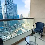 Dubai Marina - Elegant Design 1Bhk Apartment - Iris Blue