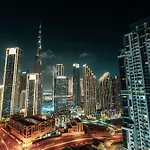 Boulevard 2 Bedroom Family Apartment With Burj Khalifa View And Infinity Pool In 64Th Floor Dubai Downtown