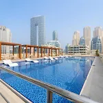 Tranquil Dubai Marina Studio By Jbr Beach, Marina Mall, Metro