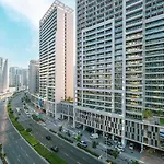 5 Min Dubai Mall & Fountain - Partly Burj Khalifa View - Swimingpool - Business Bay