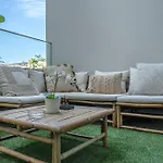 Minimalist Studio With Nature-Inspired Balcony In Jvc