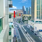 Lux 1Br, Kingbed In Dubai Marina, 3Mints Metro, 5Mints Barasti Beach