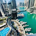 Address Marina Mall Suites - Full Marina Views, Balcony, Kitchen & Parking