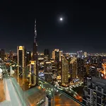 Luxury Apartment At Paramount Midtown Hotel - Downtown Dubai - Full Burj Khalifa View - Highest Infinity Swimming Pool