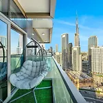Luxury Apartment At Paramount Midtown Hotel - Downtown Dubai - Full Burj Khalifa View - Highest Infinity Swimming Pool