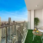 New! Panoramic Downtown & Fountain Views From High Floors
