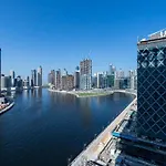 Spacious Studio In Damac Maison Prive Canal Views