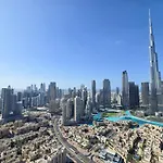Brown Stone - Fountain & Burj Khalifa View