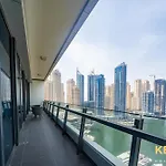 Vibrant Two Bedroom With Full Marina View