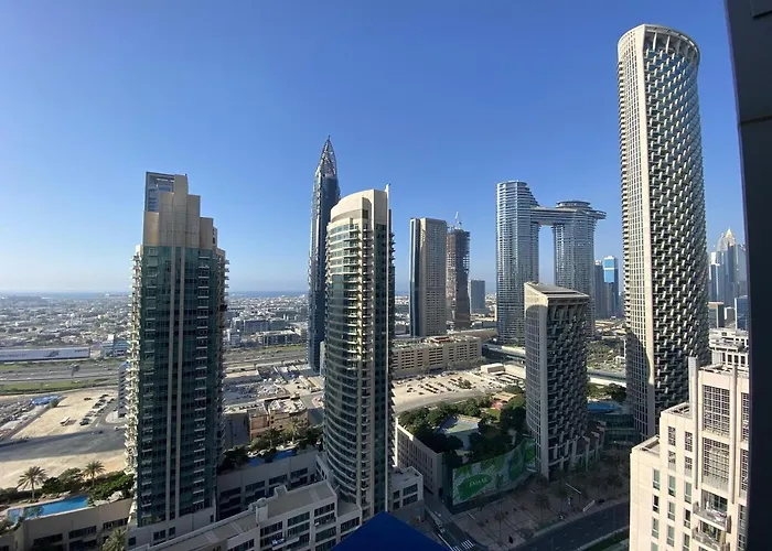 Lux Bnb Standpoint Tower Burj&Sea Views