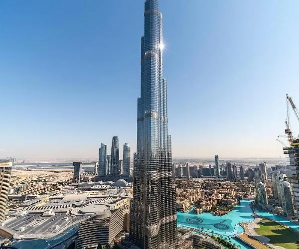 Full Burj Khalifa View: Atlas Homestays - 03 Bedroom At Burj Vista 5005