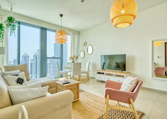 Boho-Chic Cosy 1Br, Minutes To Burj Khalifa
