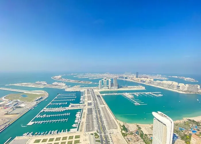 Lux Bnb Princess Tower Duplex Ocean & Palm Views