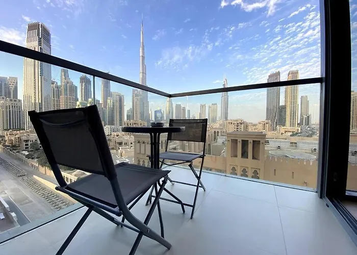 Lux Bnb Bellevue Tower Burj Khalifa Views