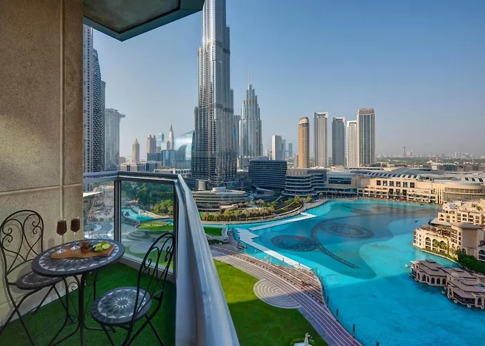 Durrani Homes - Luxe Living With Burj Khalifa And Fountain View - Third Room Without Partition