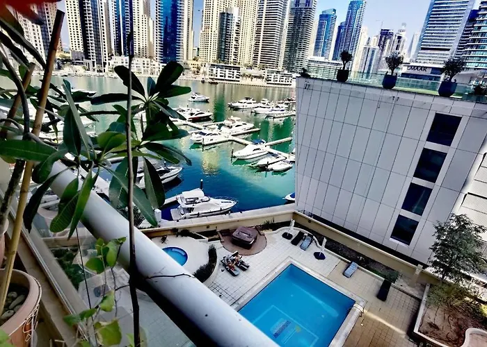 Marina View, 3 Min Walk To Metro And Beach Plus Free One Hour Boat Trip