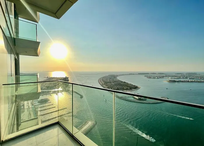Dar Vacation - Best Magnificent Front Palm View 2Br Apartment