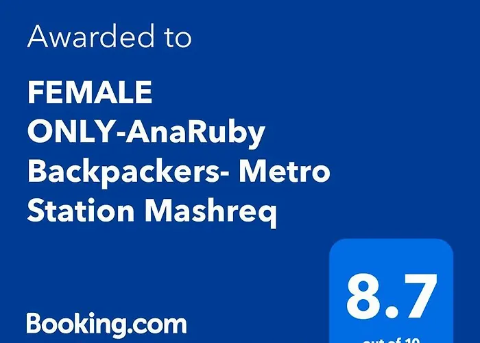 Female Only-Anaruby Backpackers- Metro Station Mashreq