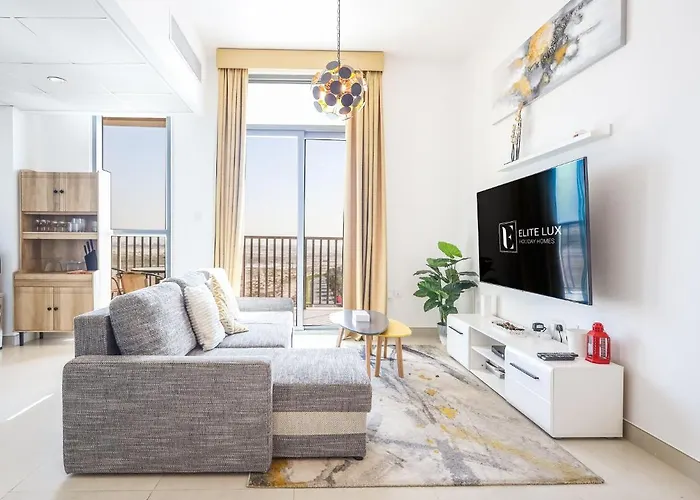 Elite Lux Holiday Homes - Modern 1Br Resort Amenities In Production City Dubai