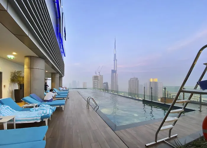 Aliving Luxury 2Br With Infinity Pool At Paramount Hotel Midtown Close To Dubai Mall & Burj Khalifa