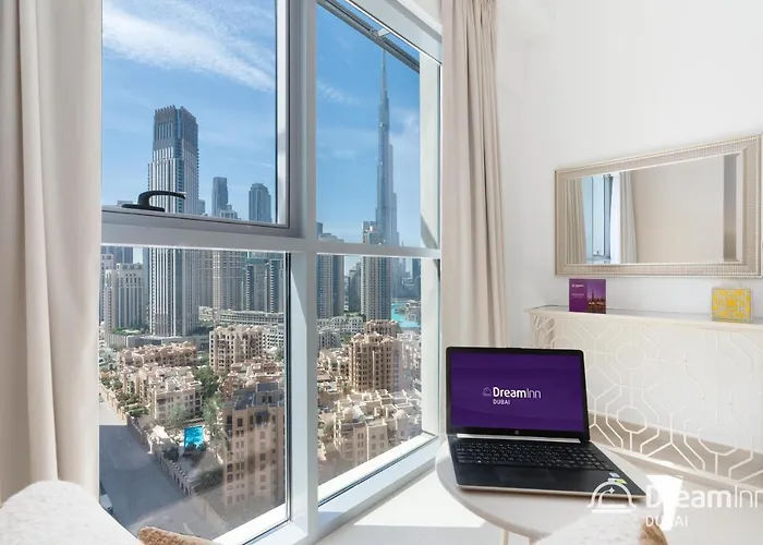 Dream Inn Apartments - Bellevue Tower With Burj Khalifa View