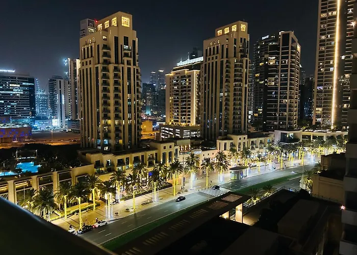 Shukran Homes Cozy 1Br With Burj & Fountain Partial View