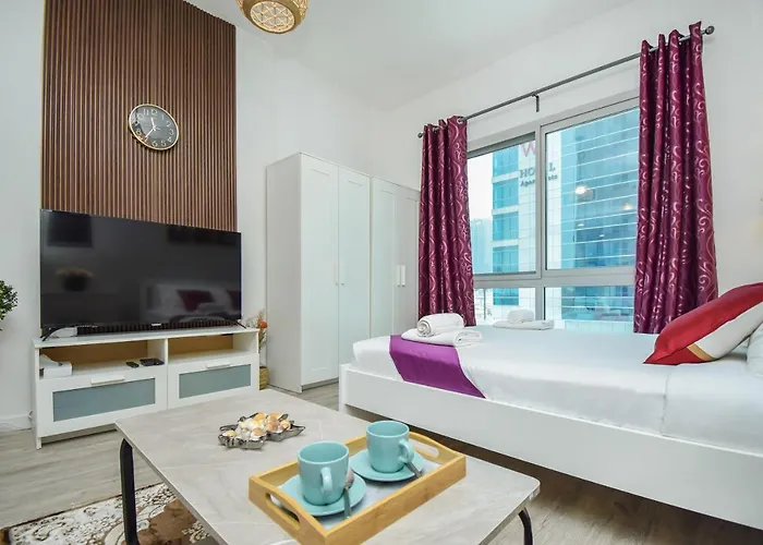 Stylish Studio In Dubai Marina Close To The Beach, Mall And Metro