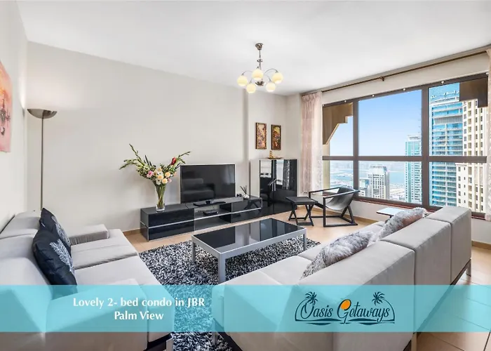 Lovely 2-Bed Condo In Jbr - 5 Mins From Beach - Palm View!